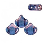 Ginko Leaf Beads 7.5x7.5mm Luster transparent amethyst